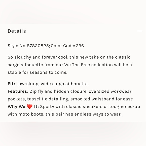 🔥Free People Everglades Utility Barrel Cinch Pants In Mulled Basil We The Free - Picture 12 of 15